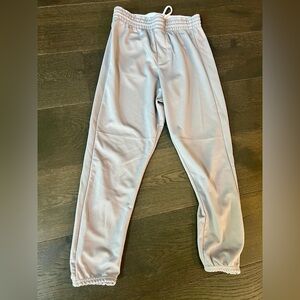 Men’s alleson athletic baseball pants gray medium